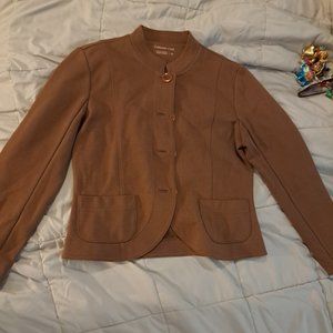 Brown button down Coldwater creek blazer